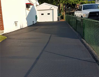 repaved driveway